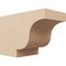 Ekena Millwork 6in. W x 8in. H x 12in. L Newport Woodgrain TimberThane Rafter Tail, Primed Tan RFTUR06X08X12NEWRCPR - alternate 1